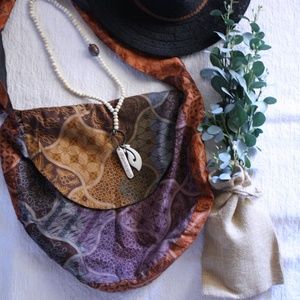 Boho crossbody or shoulder bag